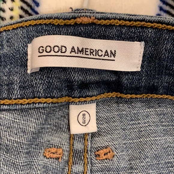 Good American High Waist Distressed Skirt - Picture 4 of 4